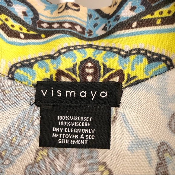 Oversized Presley Boho Festival Hippie Colorful Slouchy Pastel Kimono. - Picture 6 of 8